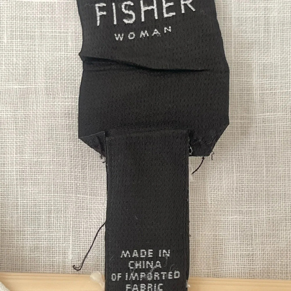 Eileen Fisher | Organic Handkerchief Linen Mandarin Collar Shirt, 1X - Picture 7 of 8